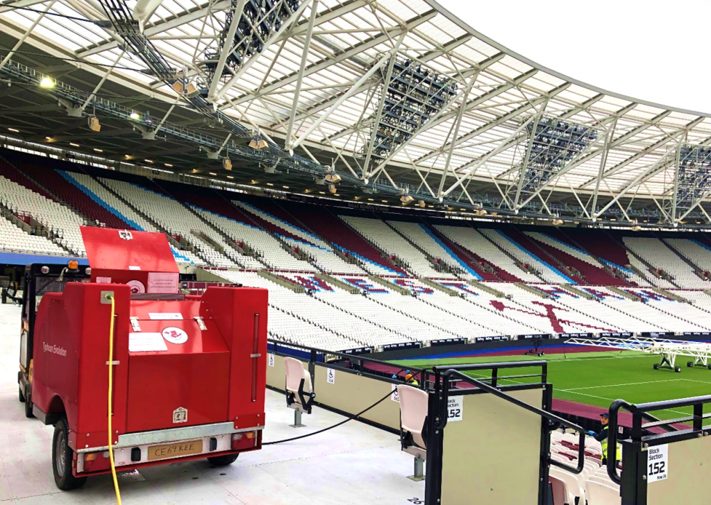 Demon pressure Washers at the London Stadium Demon pressure Washers at the London Stadium